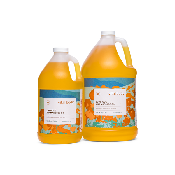 Luminous CBD Massage Oil