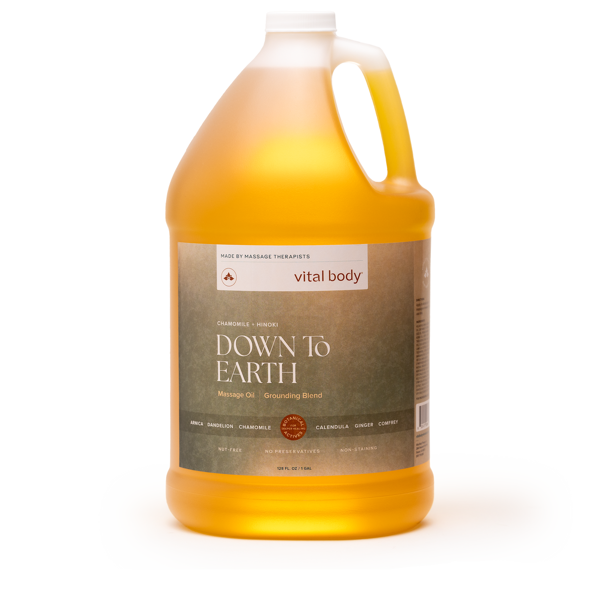Down to Earth CBD-Free Massage Oil