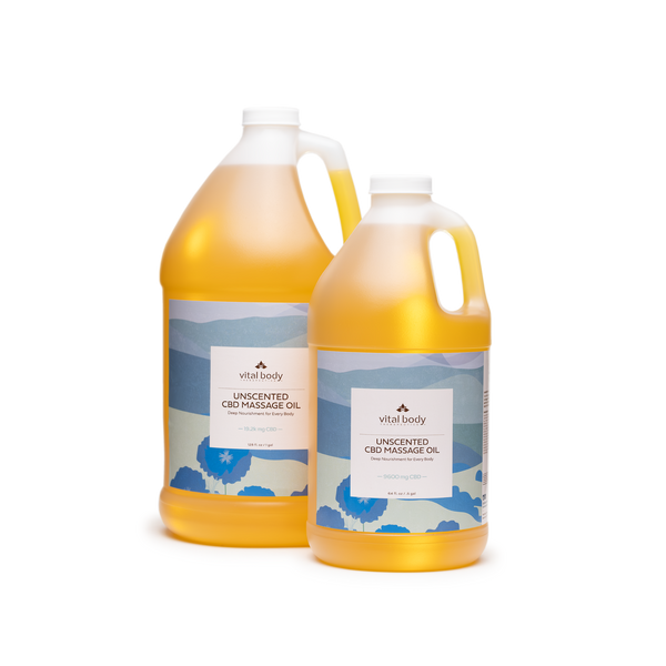 Unscented CBD Massage Oil