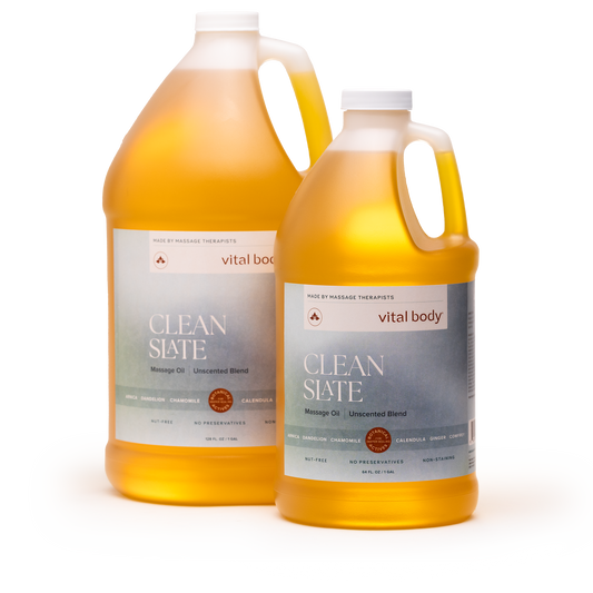 Clean Slate CBD-Free Massage Oil