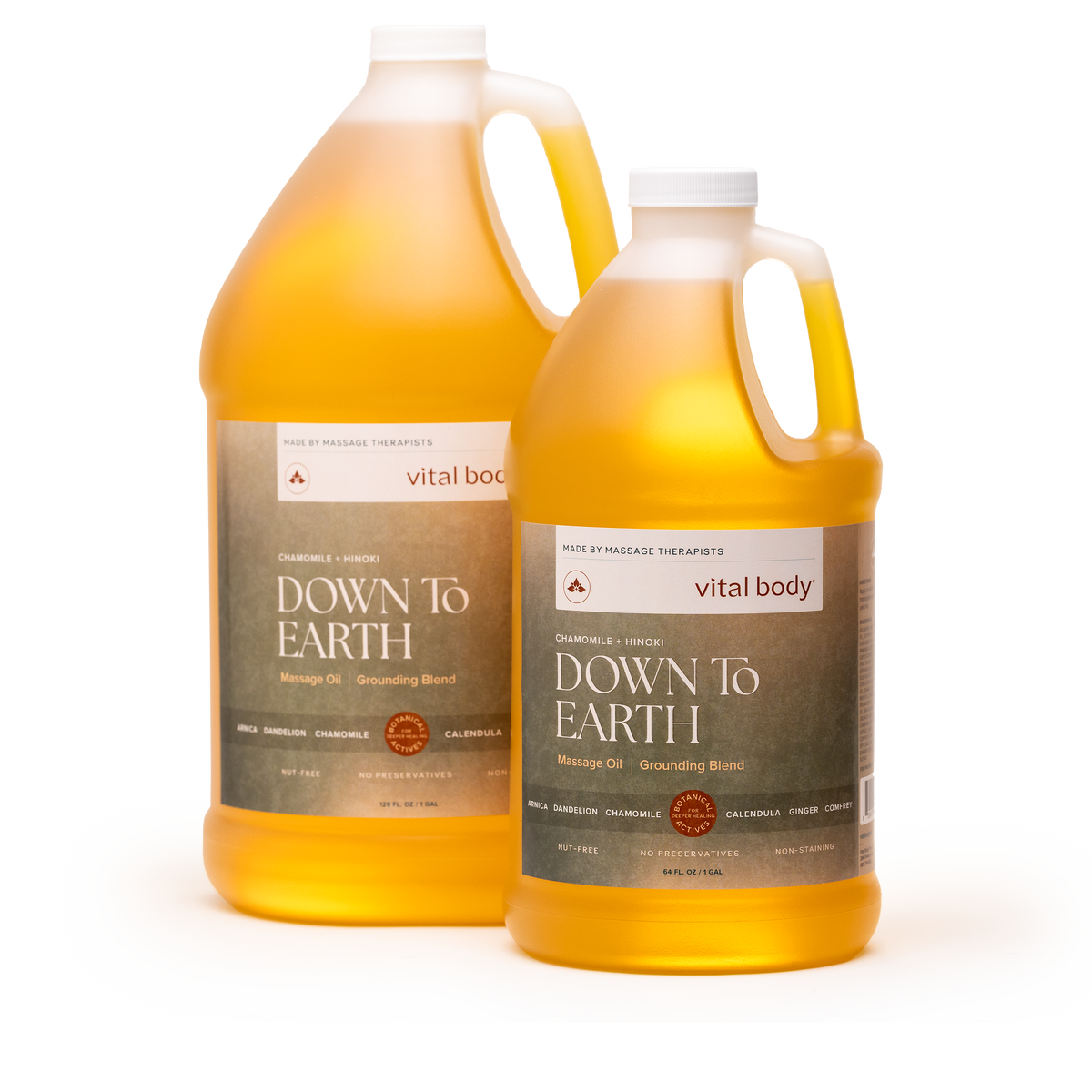 Down to Earth CBD-Free Massage Oil