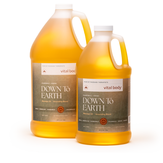Down to Earth CBD-Free Massage Oil