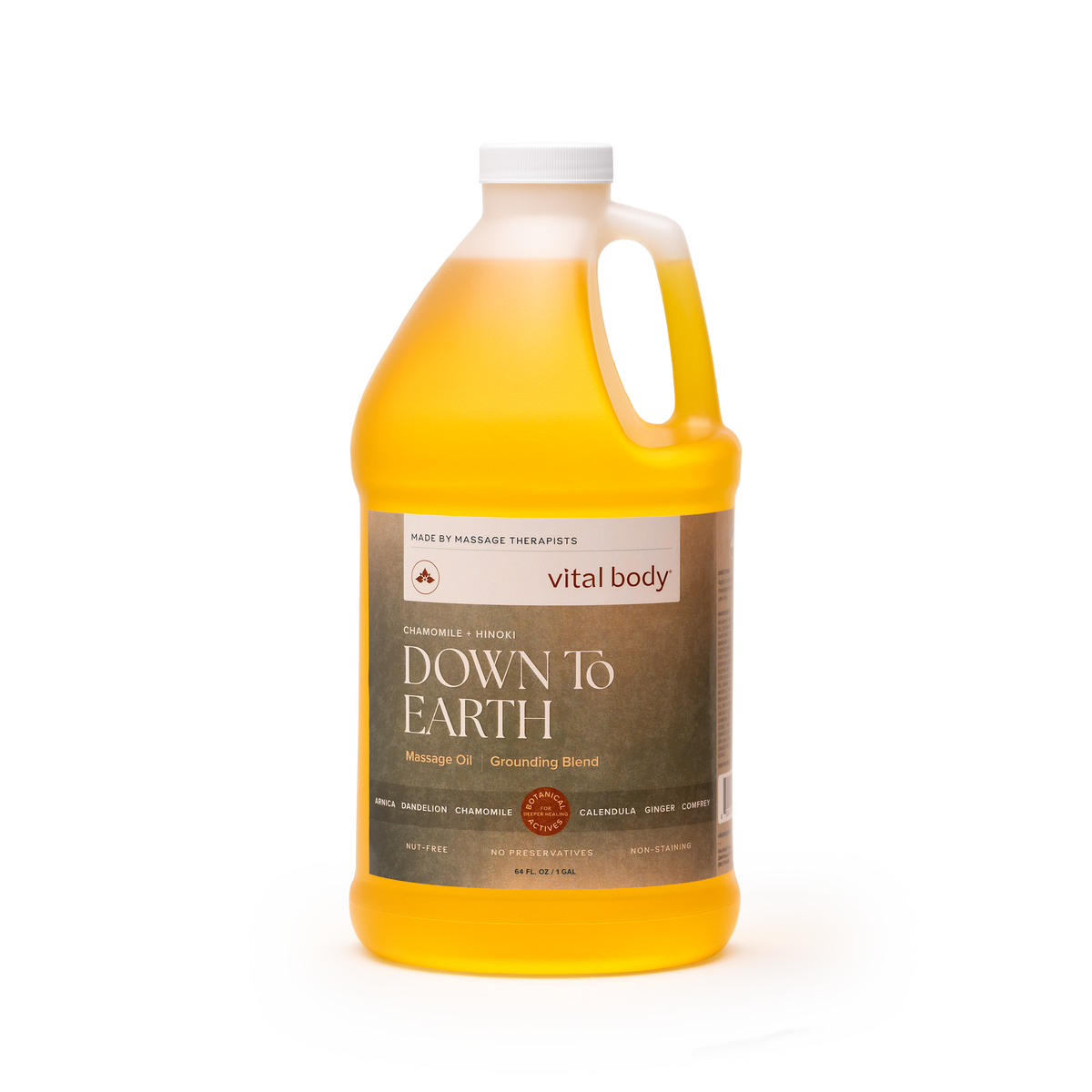 Down to Earth CBD-Free Massage Oil